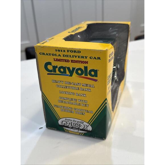 Gearbox Ford Crayola Truck Coin Bank No. 1 Limited Edition Vintage Toy NOS 1998 - Picture 3 of 7